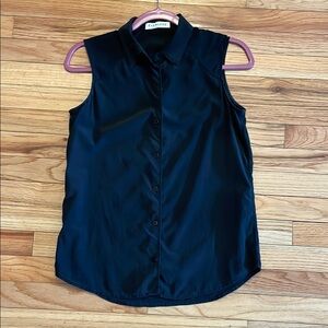 Everlane Black 100% Silk Sleeveless Women's Top